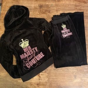 Juicy couture matching track suit